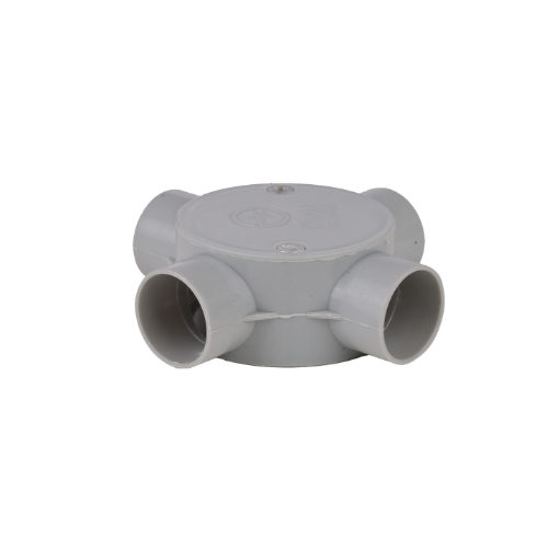 4 way Junction box Grey