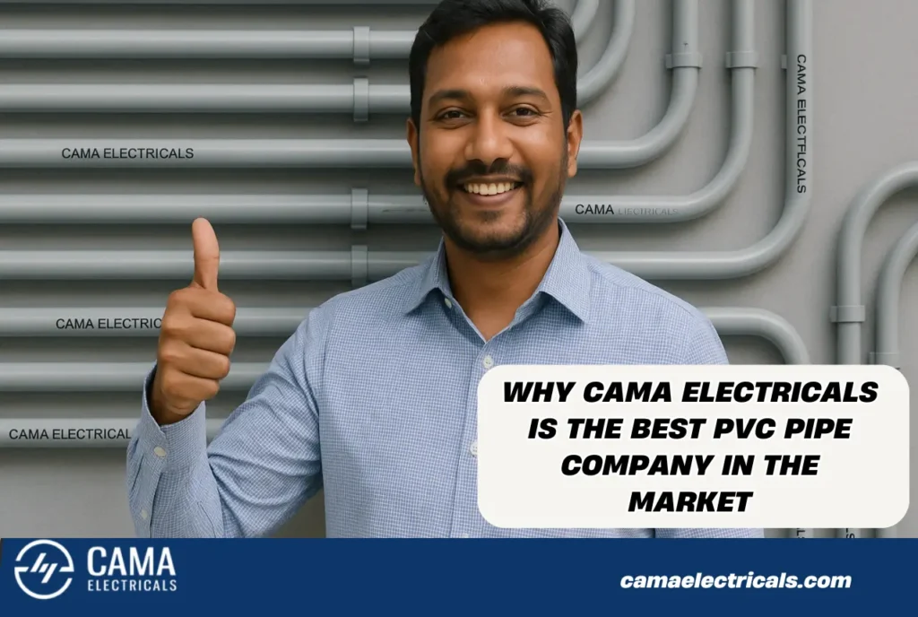Why Cama Electricals Is the Best PVC Pipe Company in the Market