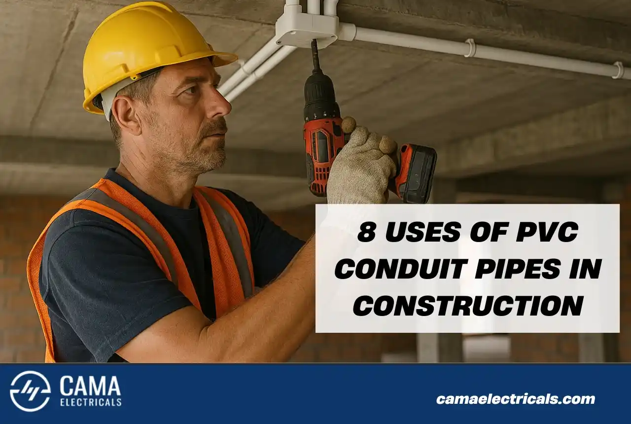 uses of PVC conduit pipes in construction