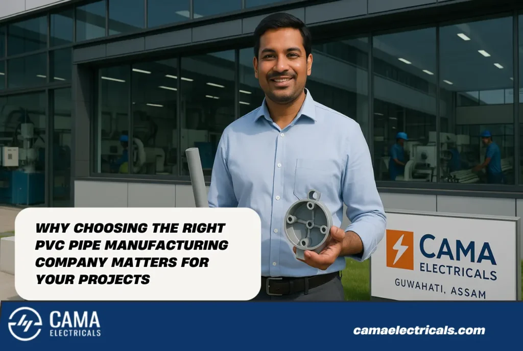 Why Choosing the Right PVC Pipe Manufacturing Company Matters for Your Projects