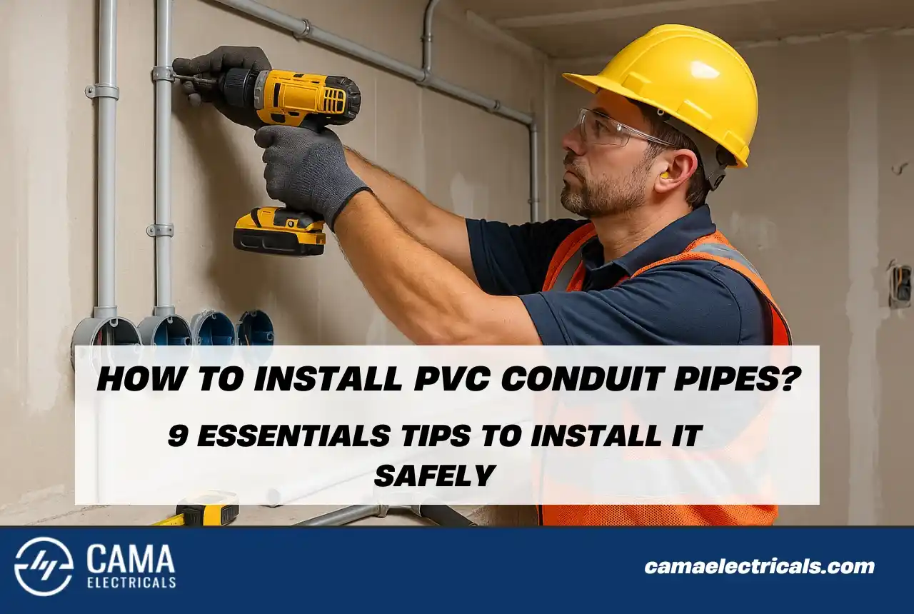 tips for installing PVC conduit pipes